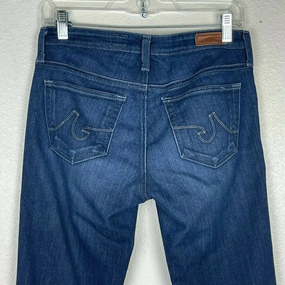 AG Adriano Goldschmied Jeans Women's Sz 27 Stilt Cigarette Ankle Low Rise Blue - Picture 5 of 8